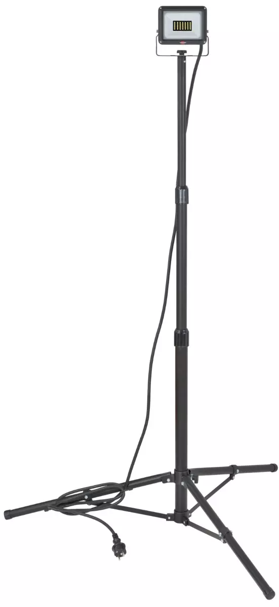 Projecteur LED JARO 3060 T avec trépied / Projecteur de chantier LED livré avec un pied télescopique - BRENNENSTUHL H. - 1171250244 Projecteur LED JARO 3060 T avec trépied / Projecteur de chantier LED livré avec un pied télescopique - BRENNENSTUHL H. - 1171250244