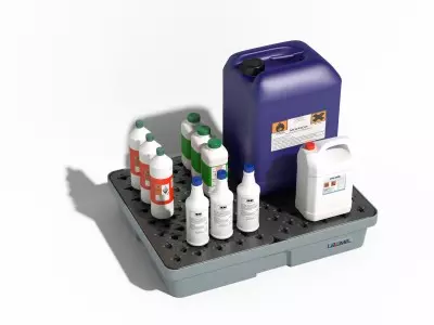 Bac pour paillasse avec caillebotis amovible 40 L 100 kg - FIMM - 845008049