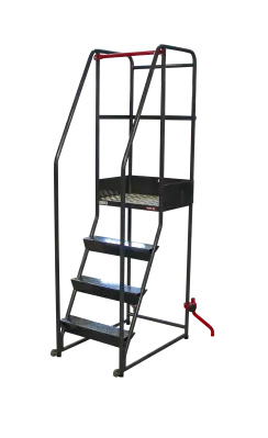 Escabeau roulant étroit 4 marches 150 kg - FIMM - 830008729 Escabeau roulant étroit 4 marches 150 kg - FIMM - 830008729