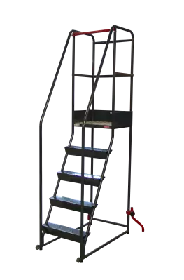 Escabeau roulant étroit 5 marches 150 kg - FIMM - 830008730 Escabeau roulant étroit 5 marches 150 kg - FIMM - 830008730
