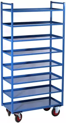 Servannte multi-niveaux à 8 plateaux tôle 935 x 435 mm 400 kg - FIMM - 880000566 Servannte multi-niveaux à 8 plateaux tôle 935 x 435 mm 400 kg - FIMM - 880000566