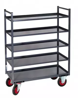 Servante multi-niveaux à 5 plateaux tôle 935 x 435 mm 400 kg - FIMM - 880000560 Servante multi-niveaux à 5 plateaux tôle 935 x 435 mm 400 kg - FIMM - 880000560