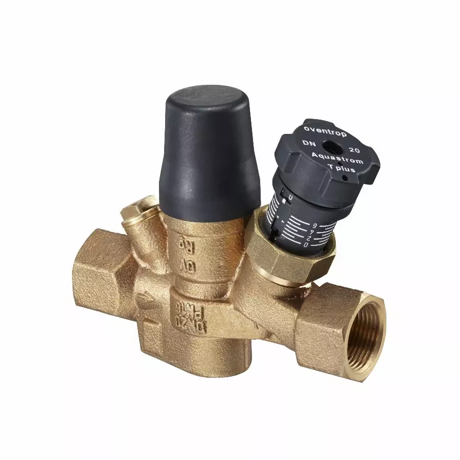 Robinet thermostatique OVENTROP Aquastrom T plus - sans isolation et thermomètre, filetage femelle des deux côtés, DN 25 - 4205608 Robinet thermostatique OVENTROP Aquastrom T plus - sans isolation et thermomètre, filetage femelle des deux côtés, DN 25 - 4205608