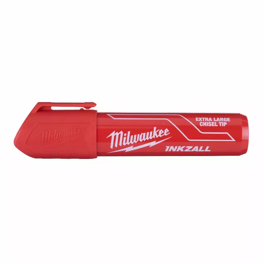 Marqueur Inkzall MILWAUKEE rouge pointe XL - 4932471560