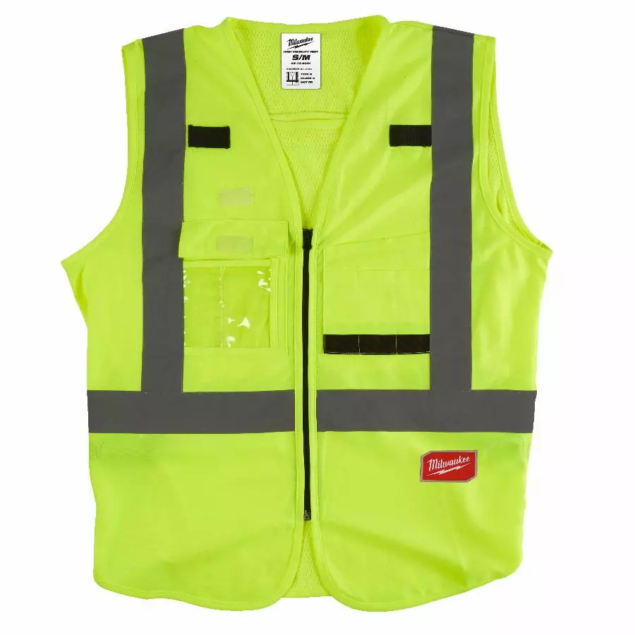Gilet haute visibilité MILWAUKEE Jaune Taille S/M - 4932471889