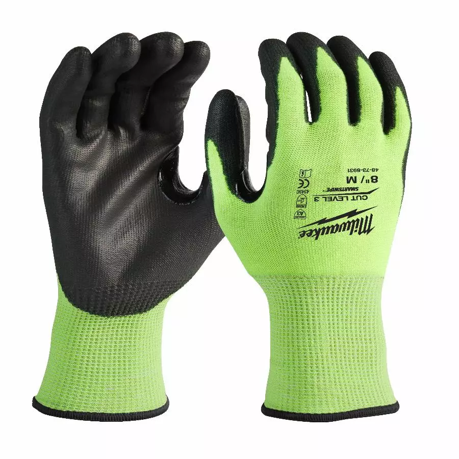 Gants MILWAUKEE HV Anti coupure niveau 3/C - Taille 10 - 4932478133 Gants MILWAUKEE HV Anti coupure niveau 3/C - Taille 10 - 4932478133