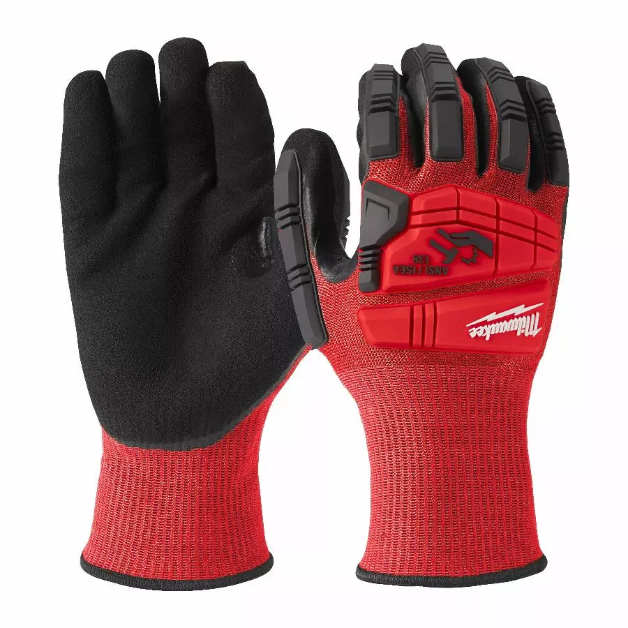 Gants MILWAUKEE Anti choc Anti coupure Niveau 3/C - Taille 8 - 4932478127