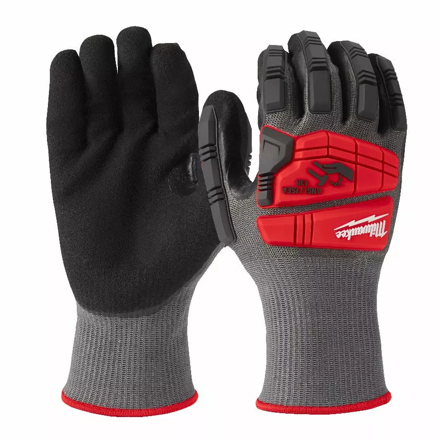 Gants MILWAUKEE Anti choc Anti coupure Niveau 5/E - Taille 9 - 4932479571