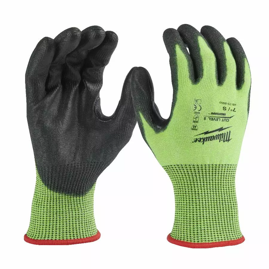 Gants MILWAUKEE HV Anti coupure niveau 5/E - Taille 9 - 4932479933