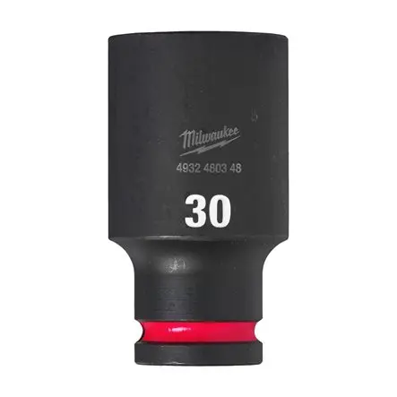 Douille Shockwave 1/2 hex longue MILWAUKEE 30 mm - 4932480348