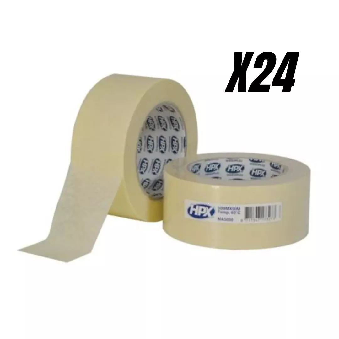 Lot de 24 ruban de masquage HPX 50 mm x 50 m - MA5050 Lot de 24 ruban de masquage HPX 50 mm x 50 m - MA5050
