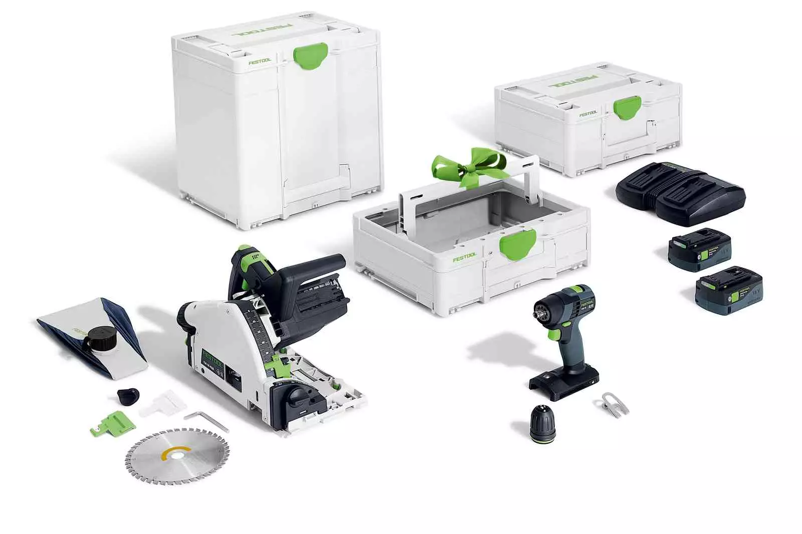 Kit Combo sans fil FESTOOL Universel - TSC 55 K + TXS 18 + TB M 137 - 578024 Kit Combo sans fil FESTOOL Universel - TSC 55 K + TXS 18 + TB M 137 - 578024