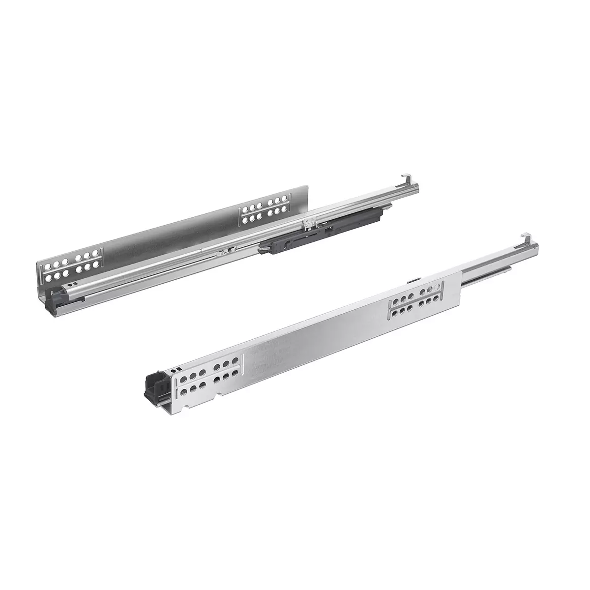 Coulisse à sortie totale Quadro V6 YOU M (30 kg) avec Silent System, compatible avec push to open silent, 600 mm, gauche et droit - HETTICHE - 9256896