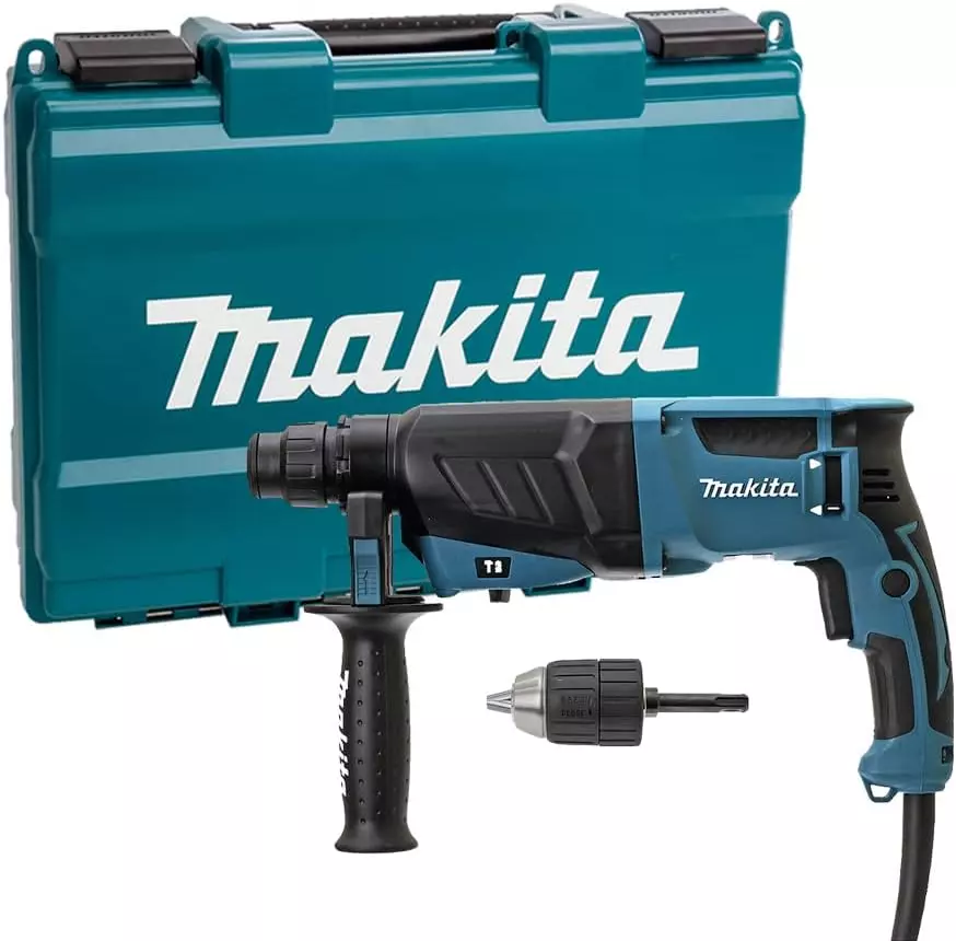 Perforateur burineur 800W - SDS-Plus - MAKITA - avec mandrin autoserrant et valise de transport - HR2630X7