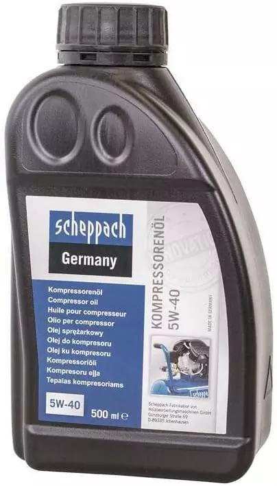 Huile de compresseur Scheppach - 500ml 5W-40 - 3906100701