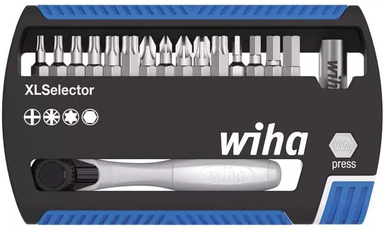 Coffret d'embouts XLSelector WIHA - Standard 25 mm - 36951 Coffret d'embouts XLSelector WIHA - Standard 25 mm - 36951