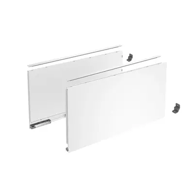 Profilé latéral de tiroir AvanTech YOU, hauteur 251 mm x NL 550 mm, Blanc, gauche et droite - HETTICH - 9353414