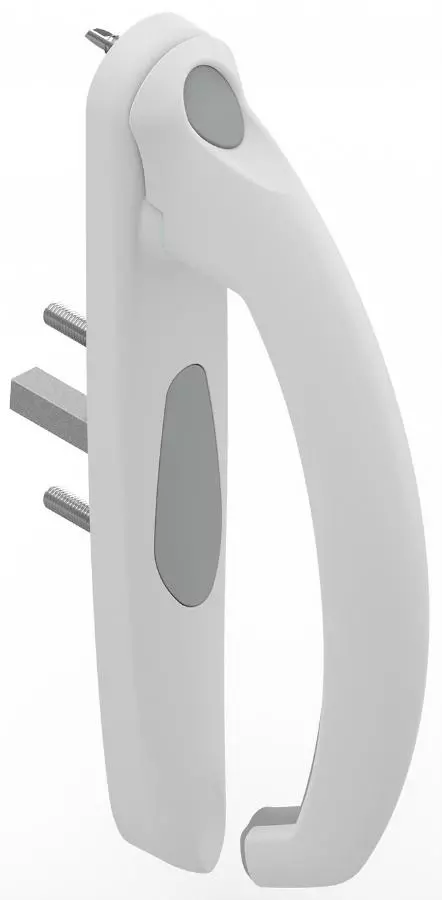 Poignée 20° intérieur 5531 LA CROISEE DS - Profil 35 à 53mm - Blanc 9016 - Gauche - DS5531-G086