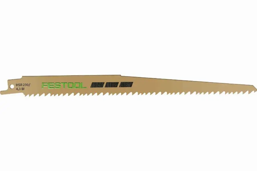 Lame de scie sabre Wood Universal HSR 230/4,3 BI/5 FESTOOL pour RSC 18 - 5 pièces - 577487
