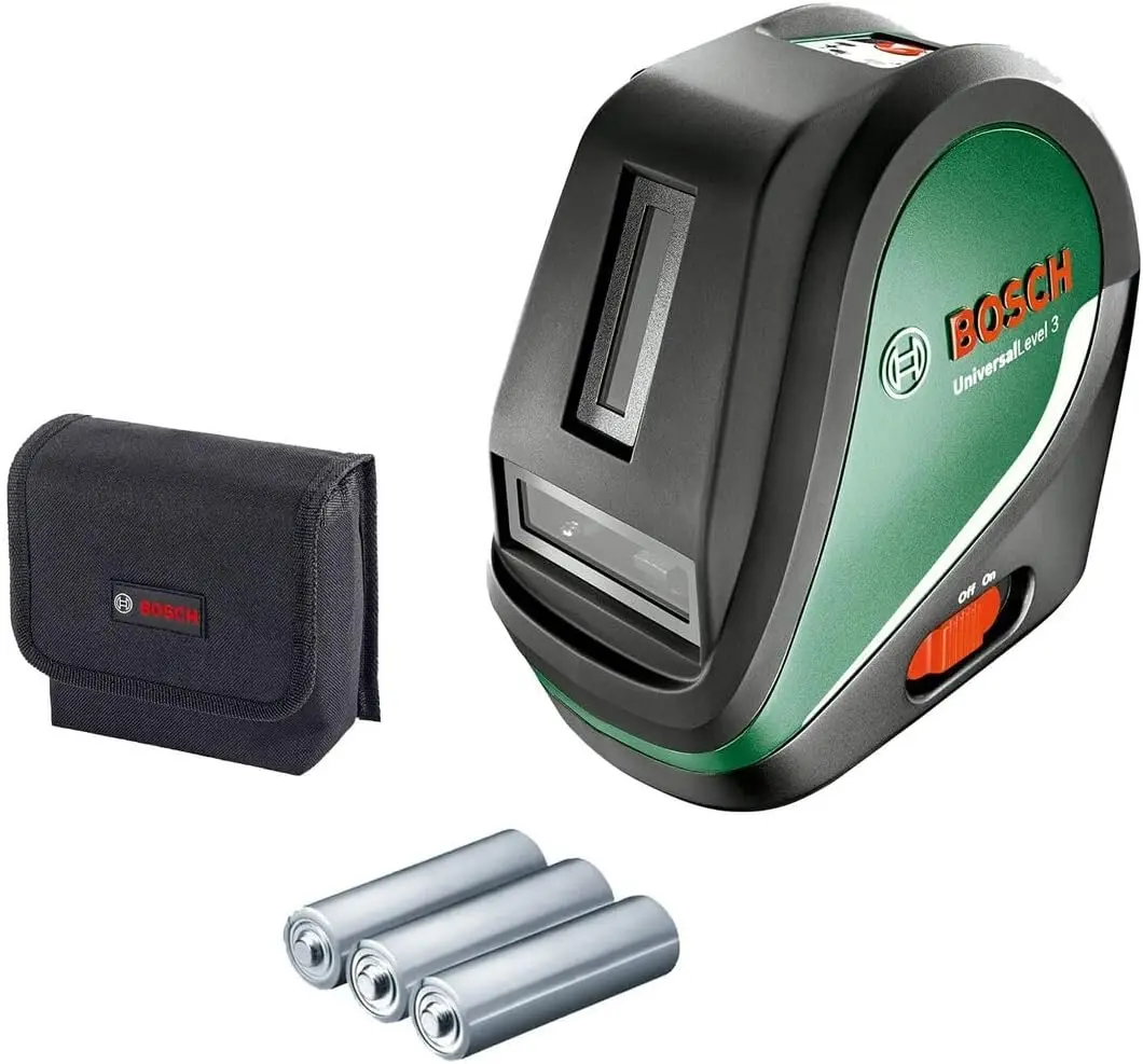 Laser lignes Universal Level 3 Basic BOSCH - avec piles - pochette - 0603663900