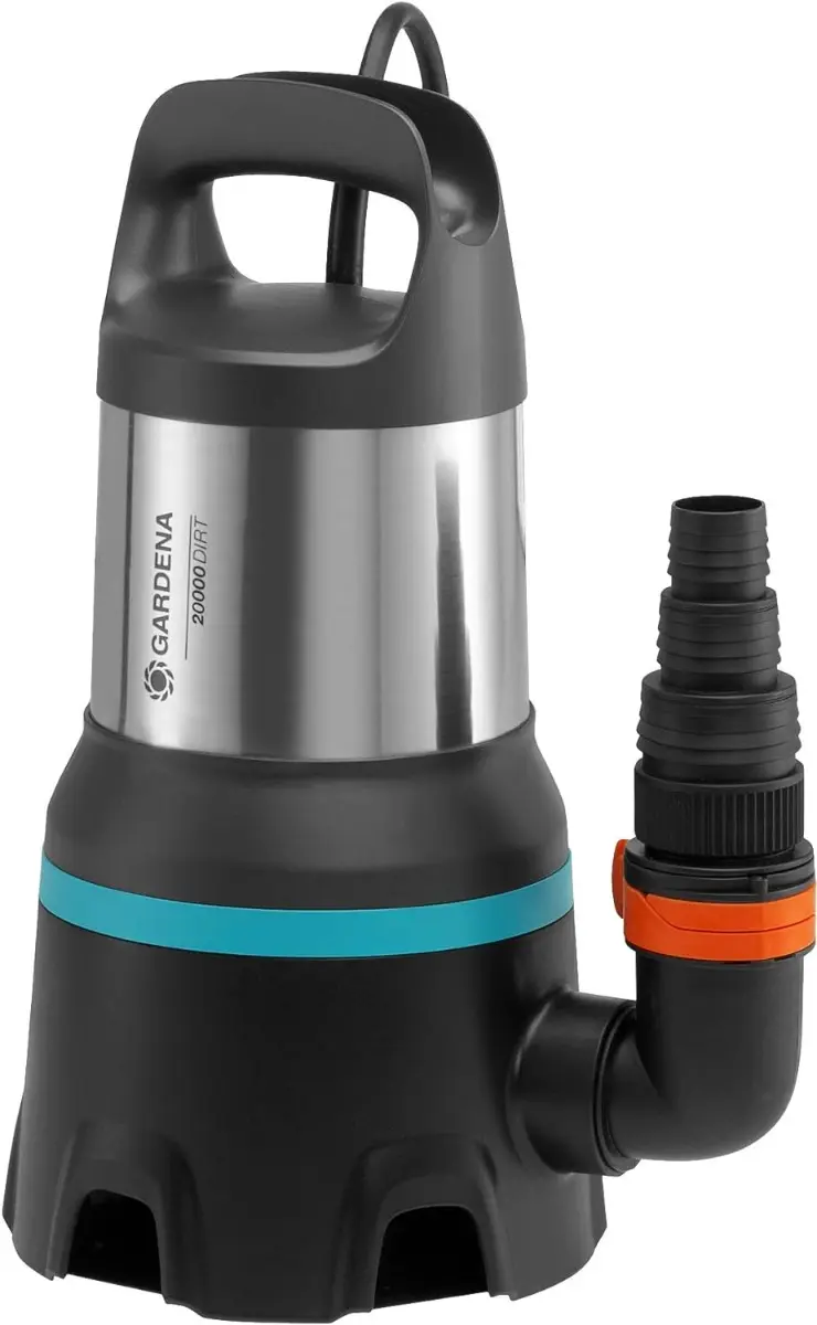 Pompe d'évacuation pour eaux chargées 20000 AquaSensor - 750 W - GARDENA - 9044-20