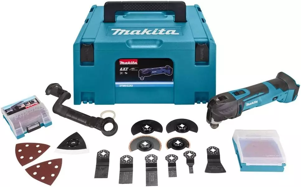 Découpeur-ponceur 18V LXT - MAKITA - Sans batterie, ni chargeur - 1 coffret MAKPAC - DTM51ZJX3