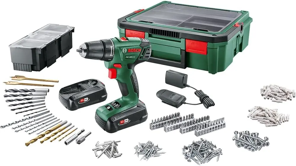 Perceuse-visseuse sans fil PSR 1800 - 18 V - BOSCH - batteries 2 x 1.5 Ah - SystemBox - 06039A310S