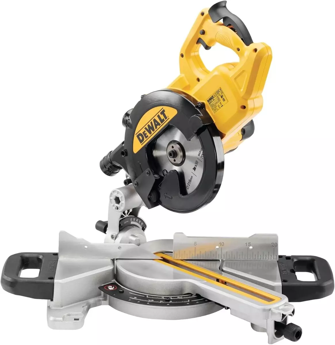 Scie à onglet radial Ø216mm 1300W - DEWALT - DWS773 Scie à onglet radial Ø216mm 1300W - DEWALT - DWS773