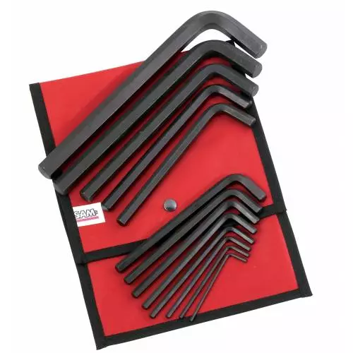 Trousse 13 clés mâles longues SAM - 63TR13 Trousse 13 clés mâles longues SAM - 63TR13