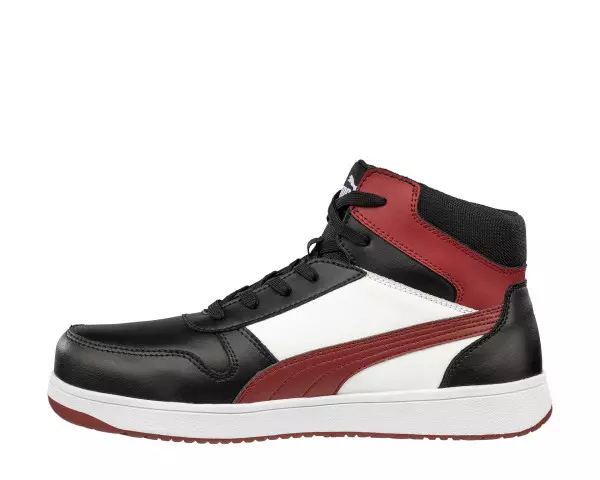 Chaussure Haute - PUMA - Frontcourt Blk/Wht/Red S3    6300502010000