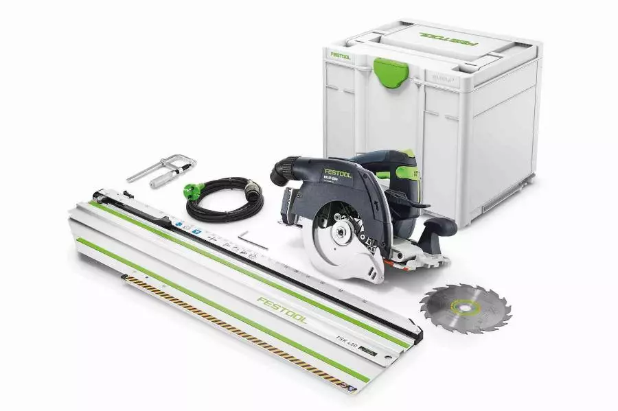 Scie circulaire portative FESTOOL HK 55 EB-Plus + Rail de guidage FSK 420 et lame de scie Ø 160 mm - 576131 Scie circulaire portative FESTOOL HK 55 EB-Plus + Rail de guidage FSK 420 et lame de scie Ø 160 mm - 576131