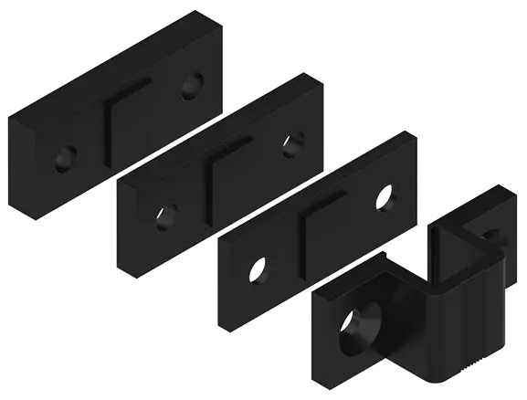 Sachet gâche noire + cale LA CROISÉE DS - 6812-013
