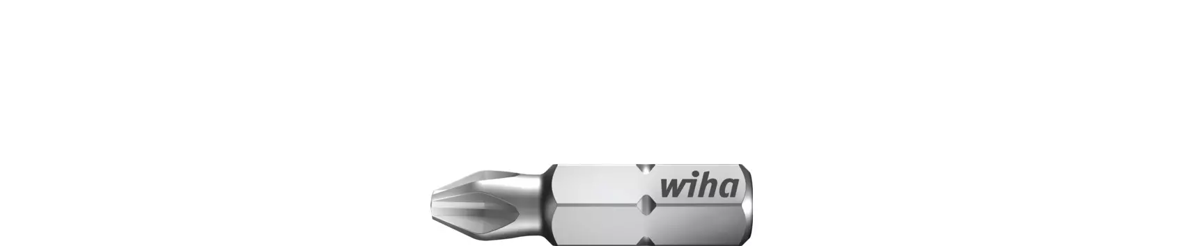 Embout standard Phillips 25 mm PH2 x 25 - Boite de 10 - WIHA - 24733