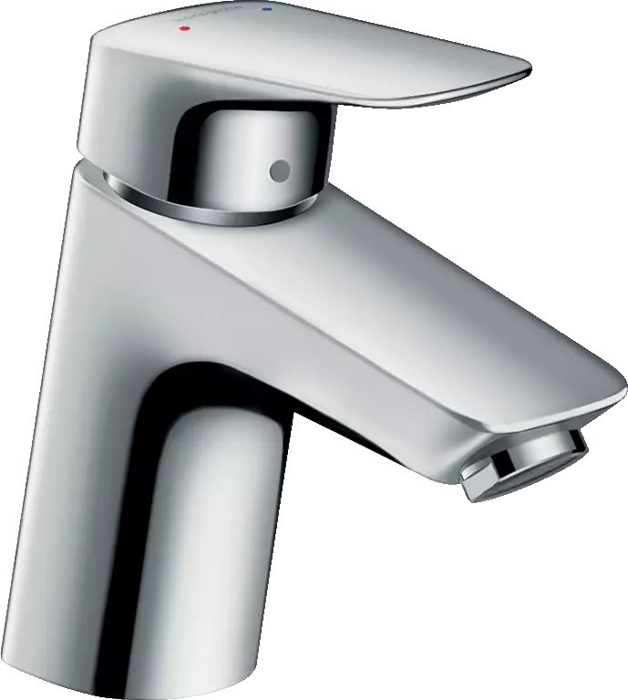 Mitigeur de lavabo HANSGROHE Logis  avec tirette et vidage synthétique chromé - 71070000
