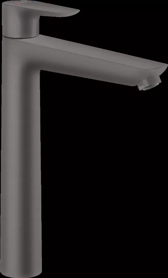Mitigeur de lavabo HANSGROHE Talis E , avec tirette et vidage noir chromé brossé - 71716340