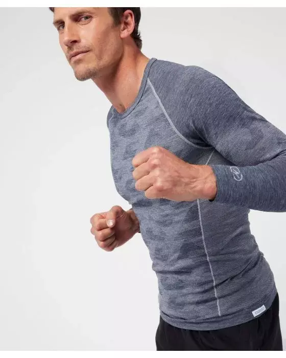 Tee-shirt DAMART Dynamic - Gris chiné - T.2XL - 71735 Tee-shirt DAMART Dynamic - Gris chiné - T.2XL - 71735