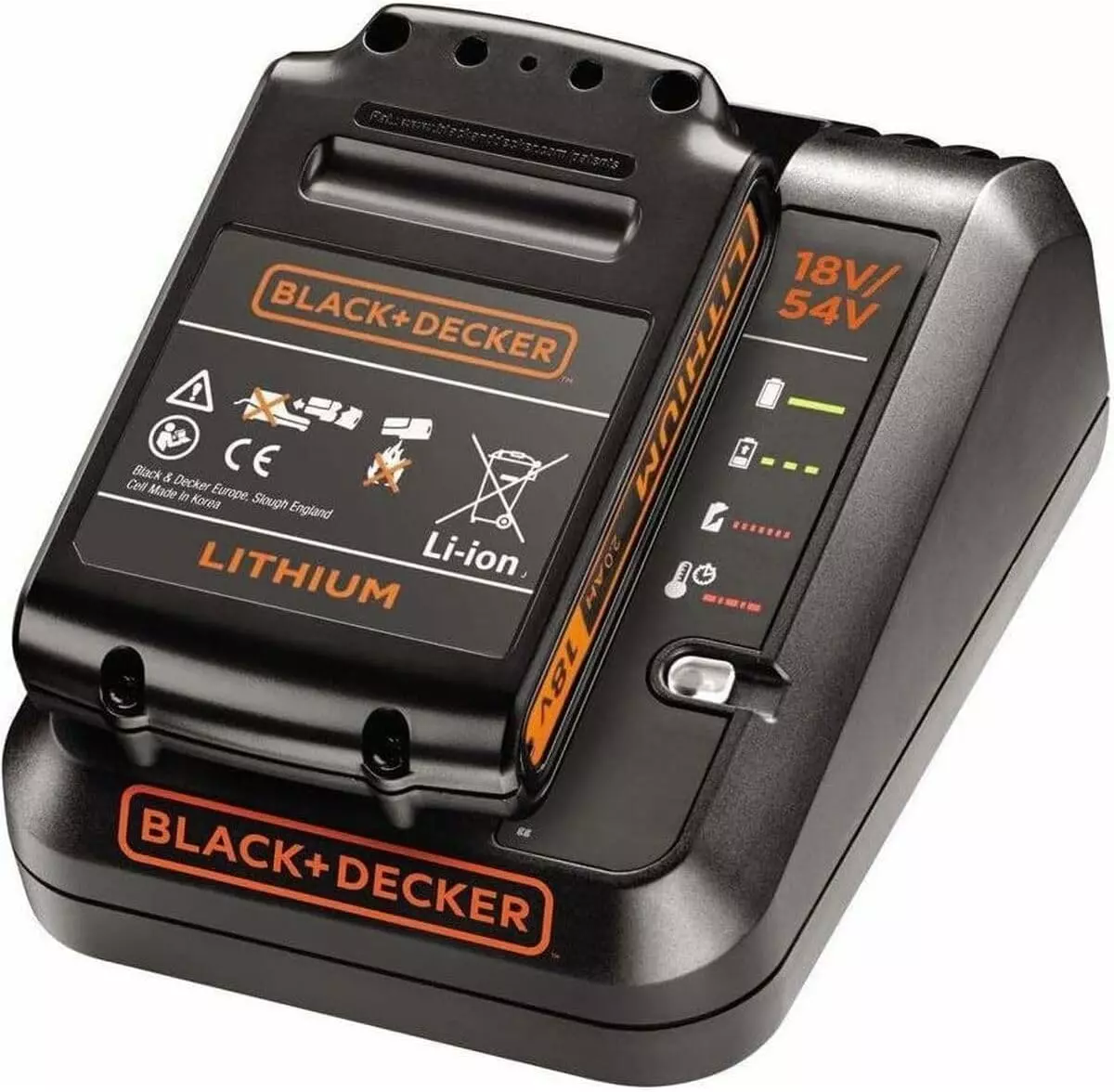 STARTER KIT - Ensemble de batterie et de chargeur 18 V - BLACK+DECKER - BDC2A20-QW