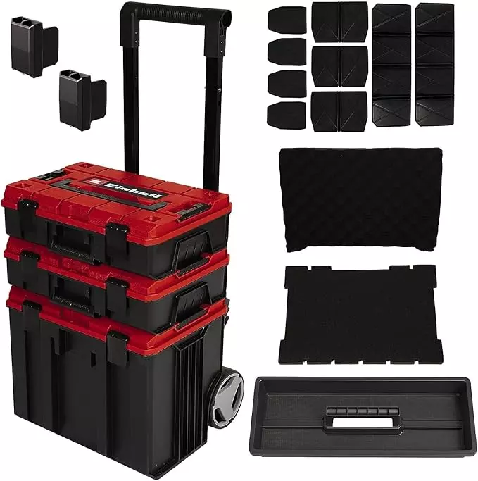 Tour de rangement E-Case avec roues - E-CASE-SYSTEM - EINHELL - 4540015 Tour de rangement E-Case avec roues - E-CASE-SYSTEM - EINHELL - 4540015