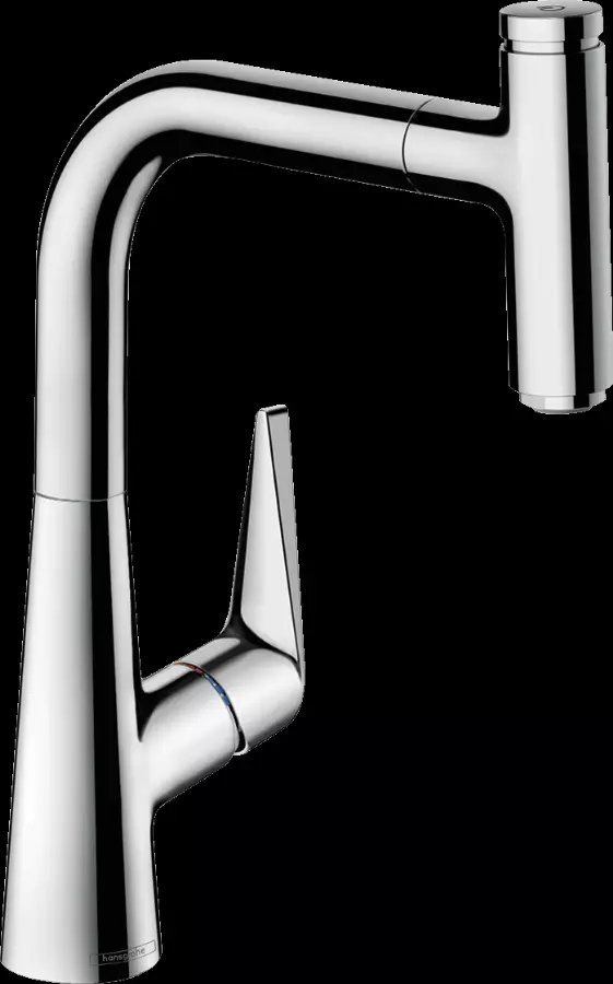 Mitigeur de cuisine HANSGROHE Talis Select M51 - Douchette extractible 2 jets - 7282