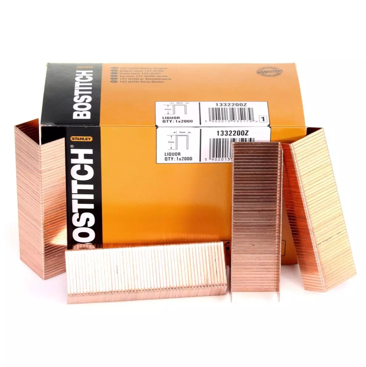 Agrafes BOSTITCH A/35 Galva - 22 mm - Boite de 2000 - 1332200Z Agrafes BOSTITCH A/35 Galva - 22 mm - Boite de 2000 - 1332200Z