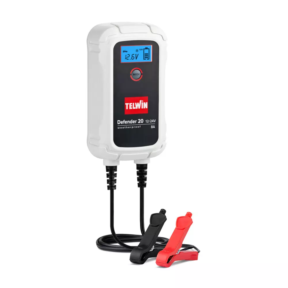 Chargeur de Batterie Defender 20 - 12V/24V - TELWIN - 807608 Chargeur de Batterie Defender 20 - 12V/24V - TELWIN - 807608
