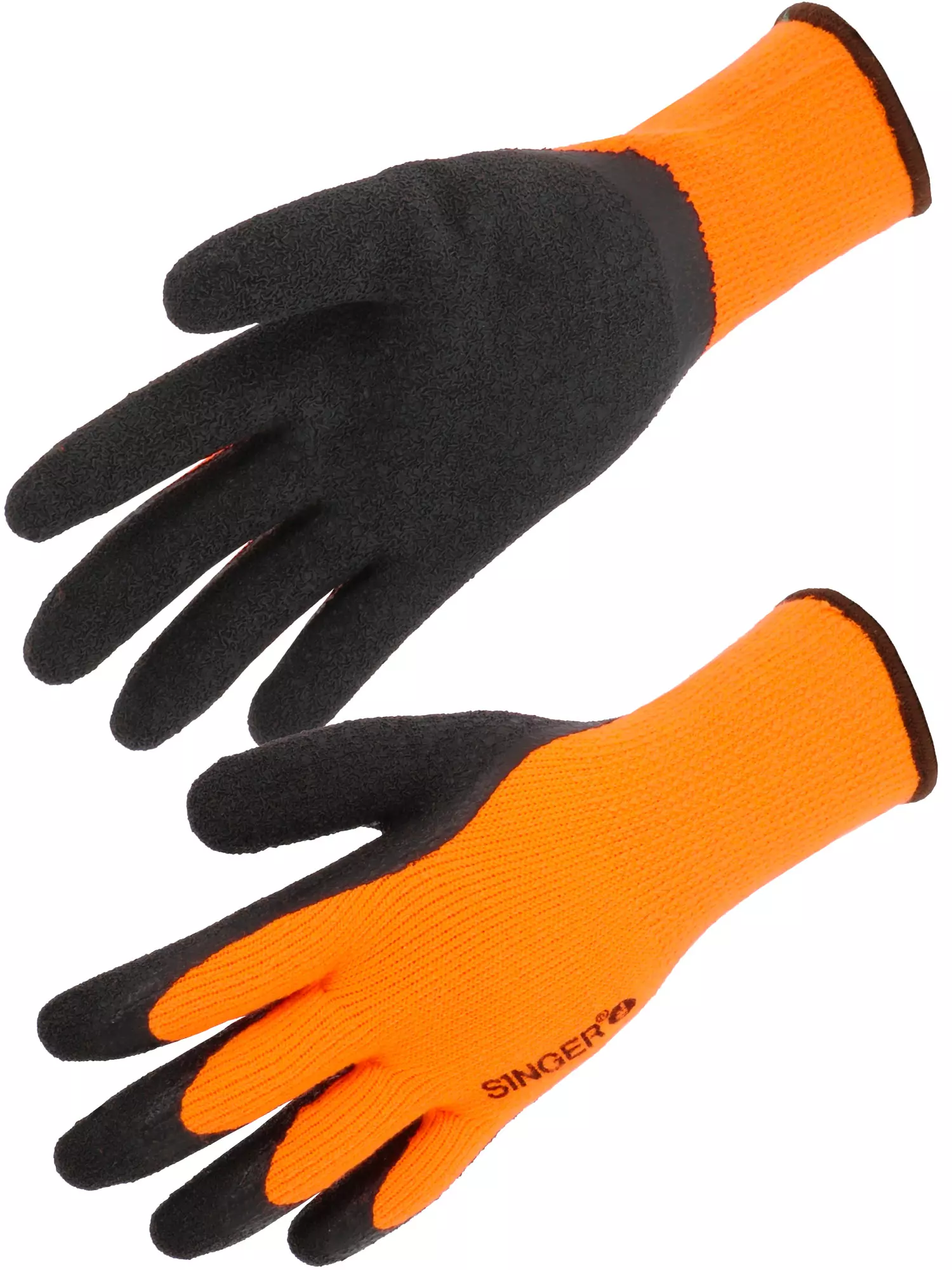 Gants SINGER SAFETY crêpé - Support chaud en acrylique - Taille 08 - TAC30R08