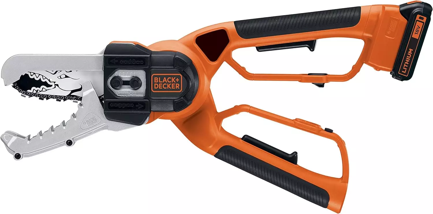 Coupe-branches Alligator - BLACK+DECKER - avec 1 batterie 18V 2Ah - GKC1000L-QW Coupe-branches Alligator - BLACK+DECKER - avec 1 batterie 18V 2Ah - GKC1000L-QW