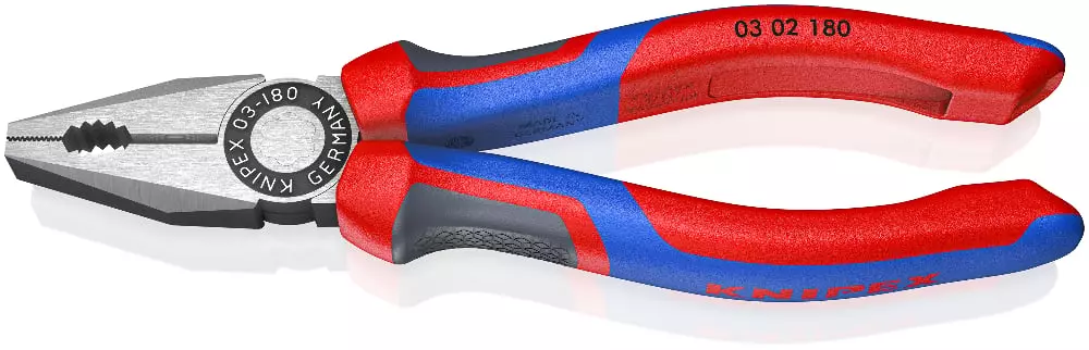 Pince universelle - 180 mm - Gaine bi-matière - KNIPEX - 03 02 180 SB