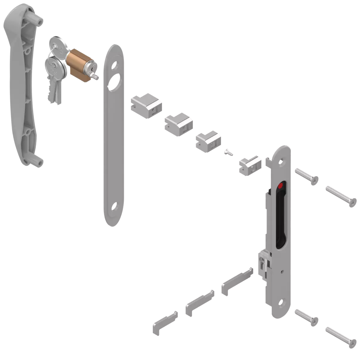 Coquille double de rénovation 8299 Argent RAL9006 LA CROISEE DS - DS8299-007 Coquille double de rénovation 8299 Argent RAL9006 LA CROISEE DS - DS8299-007
