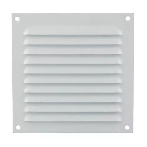 Grille à persienne moustiquaire 436M RENSON 150 x 150 mm - Blanc - 44415156