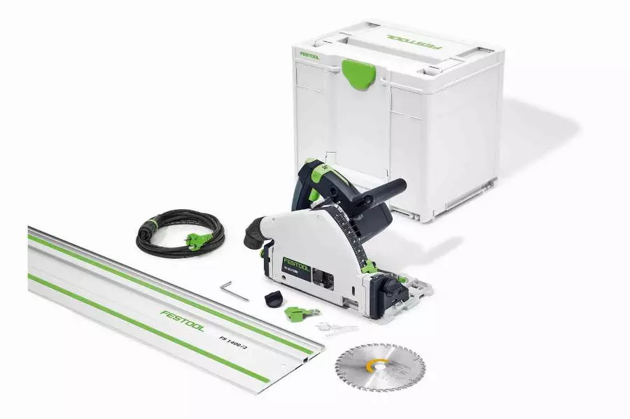 Scie plongeante TS 55 FEBQ-Plus-FS -  FESTOOL - Avec lame Ø160 mm Wood + Rail FS1400/2 + Systainer SYS3 M 337 - 577010