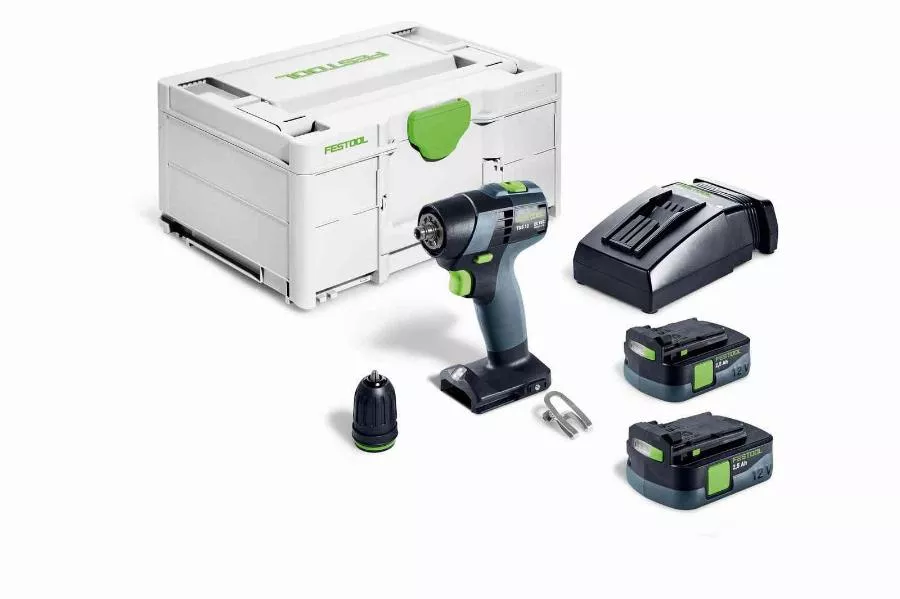 Perceuse visseuse sans fil TXS 12 2,5- Plus - FESTOOL - avec 2 batterie 12V 2.5Ah - chargeur - systainer - 576873 Perceuse visseuse sans fil TXS 12 2,5- Plus - FESTOOL - avec 2 batterie 12V 2.5Ah - chargeur - systainer - 576873