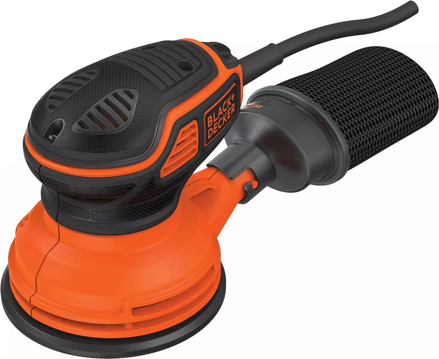 Ponceuse excentrique filaire  240 W Ø 125 mm - BLACK+DECKER - KA199-S