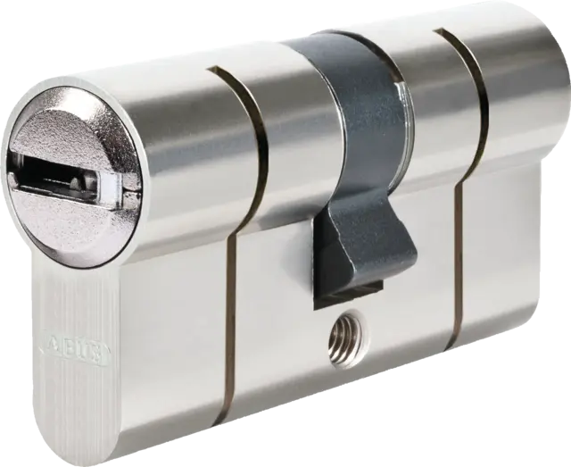 Cylindre double P6PS PréSnap Varié - 30 x 40 mm - Laiton nickelé - ABUS - 5017681-03